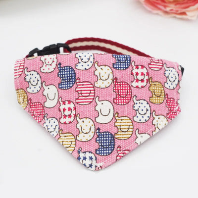 Adjustable Cat Bandana Collar