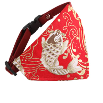 Adjustable Cat Bandana Collar