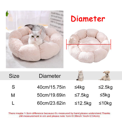 Round  Super Soft Pet Bed