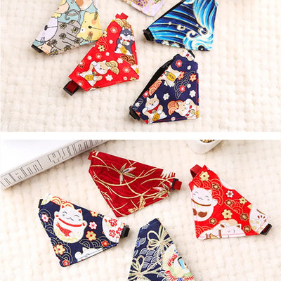 Adjustable Cat Bandana Collar