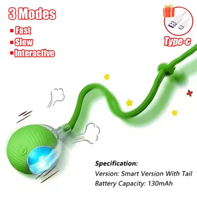 Rechargeable Automatic Rolling Ball Cat Toy