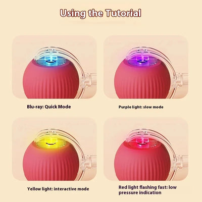Rechargeable Automatic Rolling Ball Cat Toy
