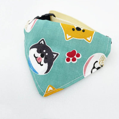 Adjustable Cat Bandana Collar