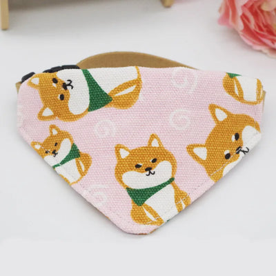 Adjustable Cat Bandana Collar