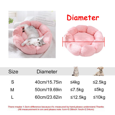 Round  Super Soft Pet Bed