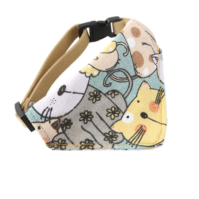 Adjustable Cat Bandana Collar