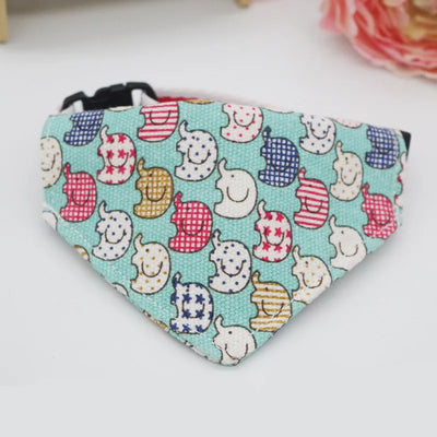 Adjustable Cat Bandana Collar