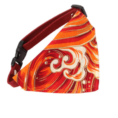 Adjustable Cat Bandana Collar