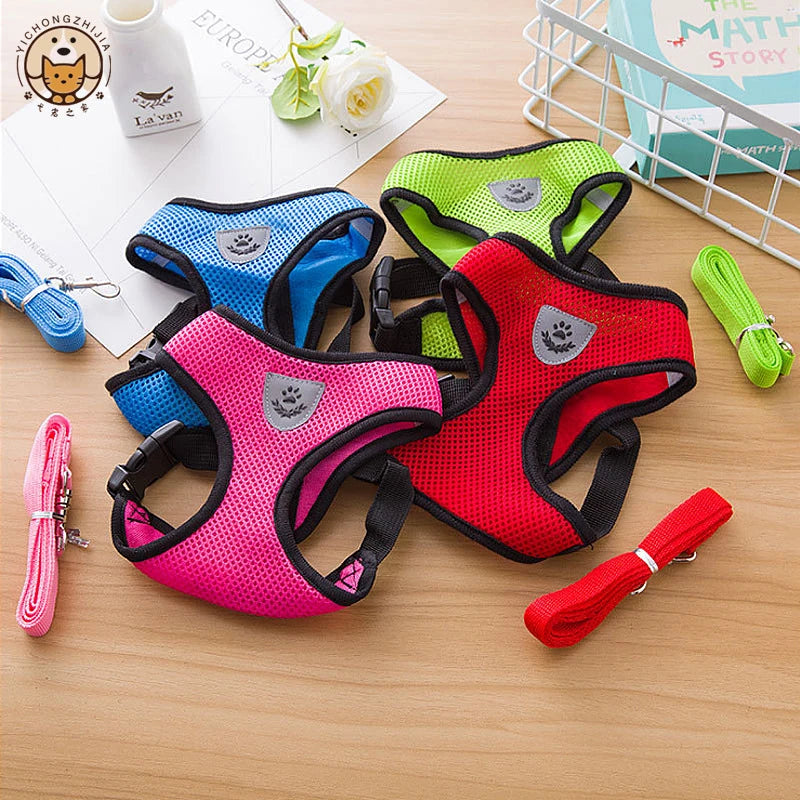 Dog Vest Walking Leash