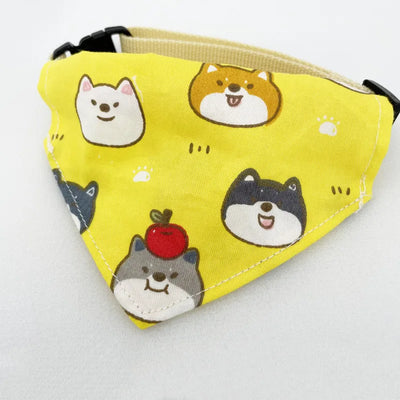 Adjustable Cat Bandana Collar